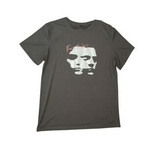 Face To Face Graphic T-Shirt Charcoal Gray Charcoal, Size L